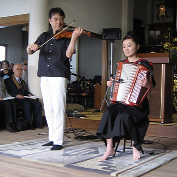 シエスタさんの演奏会の様子